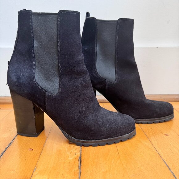 Coach Odelle Booties - Black Suede - Size 9.5 - Picture 1 of 10
